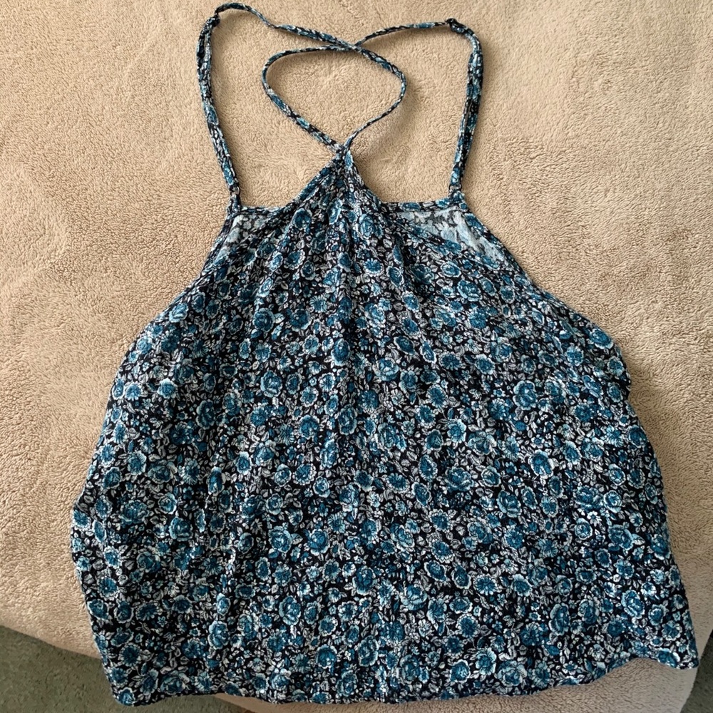 Medium cropped American Eagle strappy top